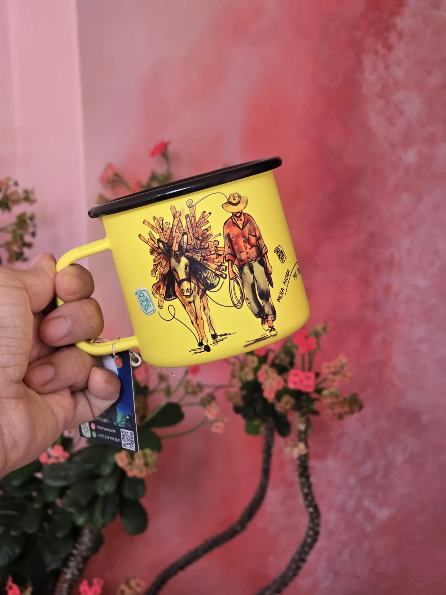 Tazas de peltre